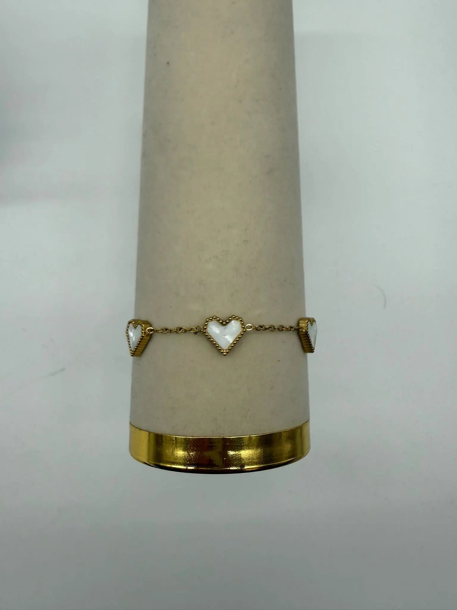 Parure Cœur Élégance acier inoxydable - bracelet cœur
