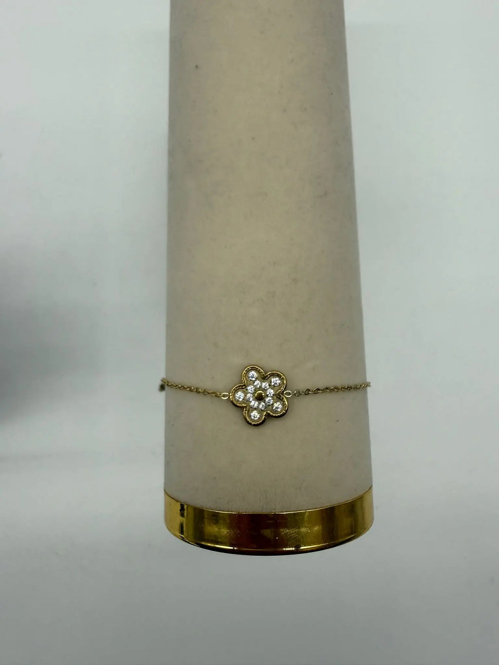 Parure Fleur Élégance en acier inoxydable - détail
