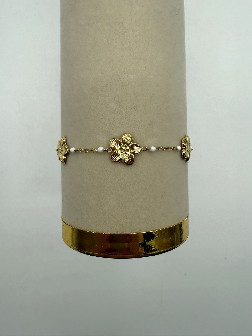 Bracelet en acier inoxydable à trois trèfles Bijouinox Paris