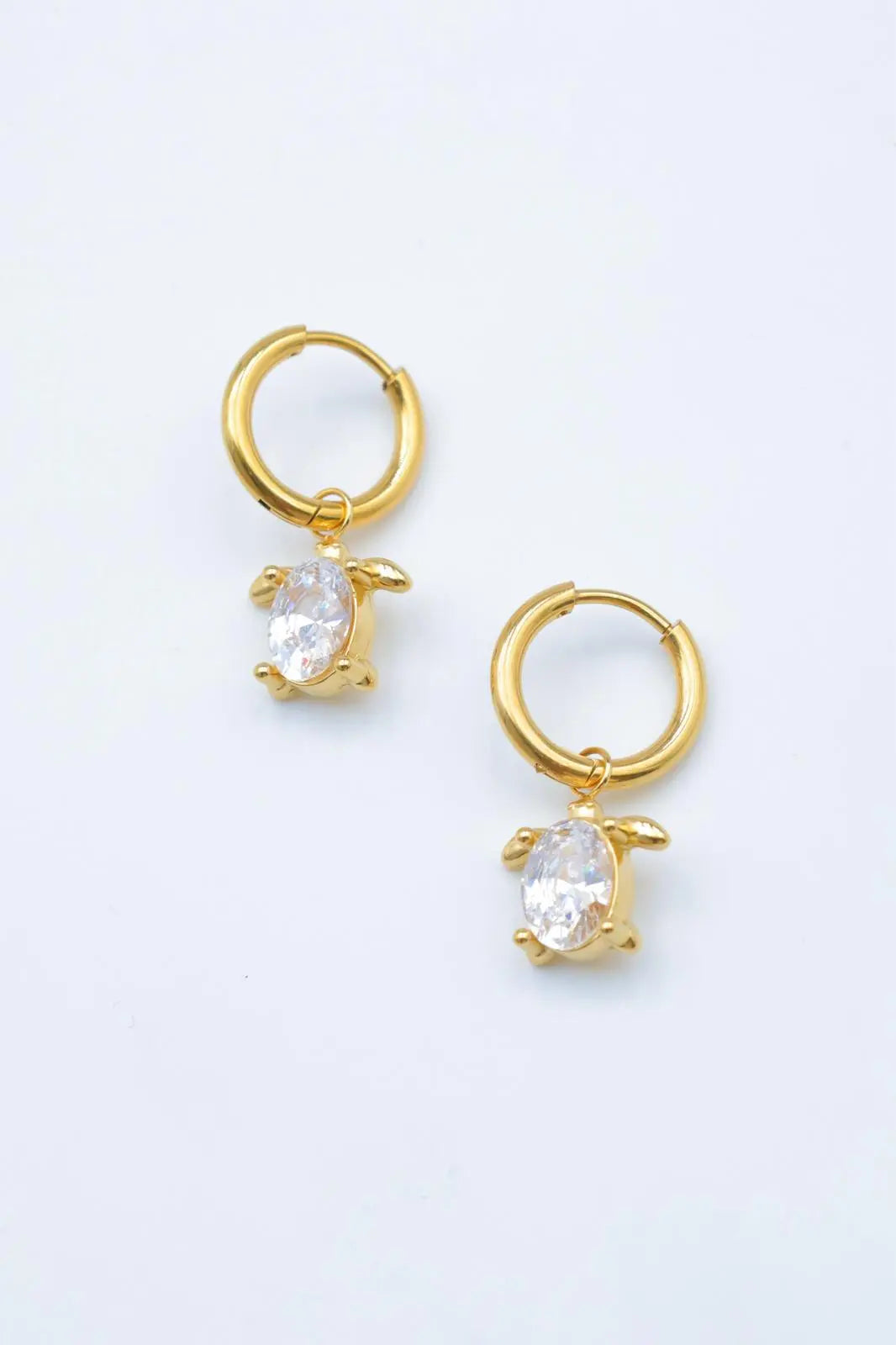 Boucles d'oreilles Miroir Diamant Bijouinox