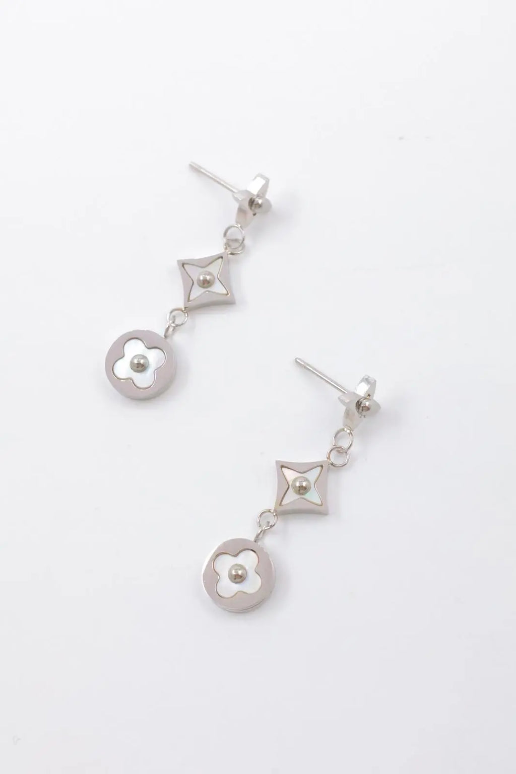 Boucles d'oreilles Étoile Fleurie Bijouinox