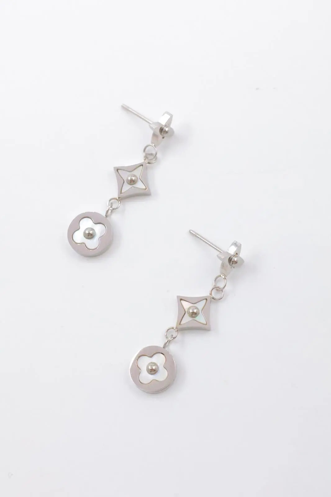 Boucles d'oreilles Étoile Fleurie Bijouinox