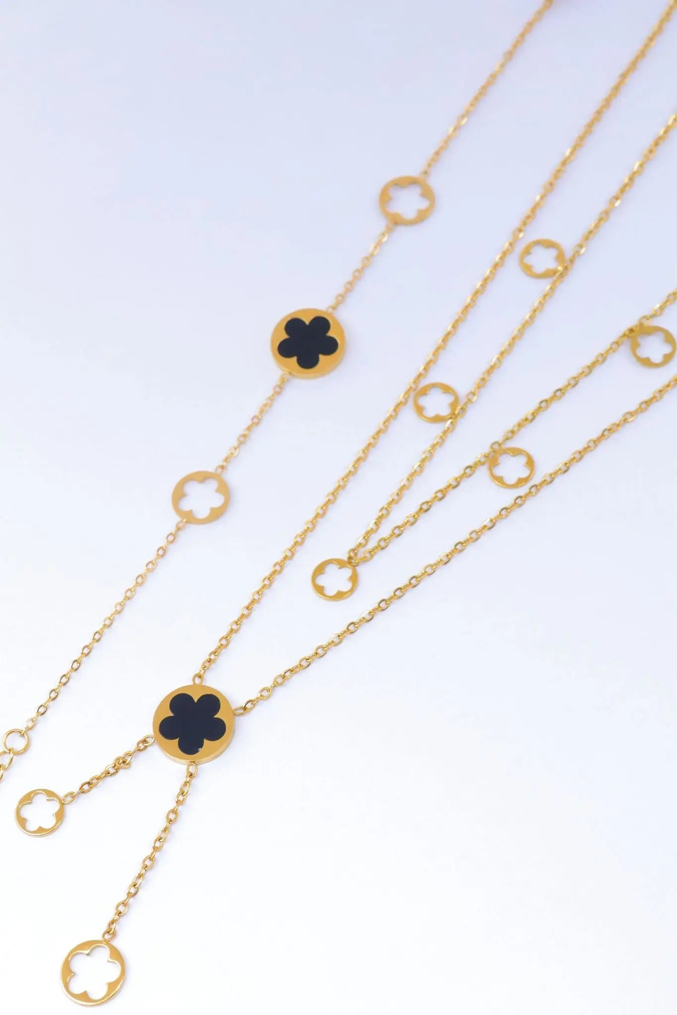 Parure en Acier Inoxydable Trèfle Élégance Bijouinox